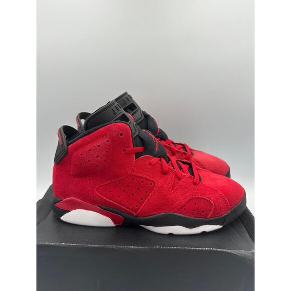 Air Jordan 6 Retro Toro (PS) Sz. 3Y DV3605-600 DS w/ Box Display Pair Light Fade - Picture 1 of 8